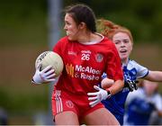 22 June 2019; Olivia McGuiness of Tyrone  during the Ladies Football All-Ireland U14 Gold Final 2019 match between Monaghan and Tyrone at St Aidan's GAA Club in Templeport, Cavan. Photo by Ray McManus/Sportsfile