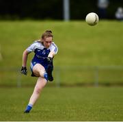 22 June 2019; Eabha Sherry of Monaghan during the Ladies Football All-Ireland U14 Gold Final 2019 match between Monaghan and Tyrone at St Aidan's GAA Club in Templeport, Cavan. Photo by Ray McManus/Sportsfile