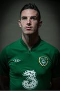 3 September 2013; Ciaran Clark during a Republic of Ireland Portrait Session at the Grand Hotel in Malahide, Dublin. Photo by David Maher/Sportsfile