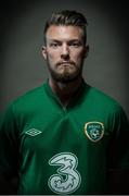 3 September 2013; Anthony Pilkington during a Republic of Ireland Portrait Session at the Grand Hotel in Malahide, Dublin. Photo by David Maher/Sportsfile