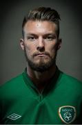 3 September 2013; Anthony Pilkington during a Republic of Ireland Portrait Session at the Grand Hotel in Malahide, Dublin. Photo by David Maher/Sportsfile