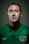 5 June 2013; Aiden McGeady during a Republic of Ireland Portrait Session at the Grand Hotel in Malahide, Dublin. Photo by David Maher/Sportsfile