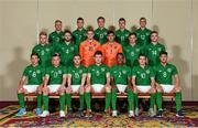 15 May 2014; Republic of Ireland U19's Squad Photograph at Dalymount Park in Dublin. Photo by Matt Browne/Sportsfile