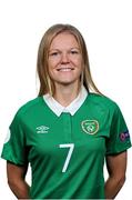 24 November 2015; Diane Caldwell during a Republic of Ireland Women's Portrait Session at Castleknock Hotel in Castleknock, Dublin. Photo by Seb Daly/Sportsfile