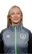 24 November 2015; Justyna Palmowska during a Republic of Ireland Women's Portrait Session at Castleknock Hotel in Castleknock, Dublin. Photo by Seb Daly/Sportsfile