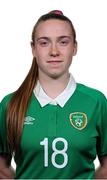 24 November 2015; Claire O'Riordan during a Republic of Ireland Women's Portrait Session  at Castleknock Hotel in Castleknock, Dublin. Photo by Seb Daly/Sportsfile