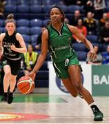 26 January 2020; Trudy Walker of Portlaoise Panthers during the Hula Hoops Women’s Division One National Cup Final between Portlaoise Panthers and Trinity Meteors at the National Basketball Arena in Tallaght, Dublin. Photo by Brendan Moran/Sportsfile