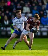 26 January 2020; John Daly of Galway in action against Karl O’Connell of Monaghan during the Allianz Football League Division 1 Round 1 match between Galway and Monaghan at Pearse Stadium in Galway. Photo by Daire Brennan/Sportsfile