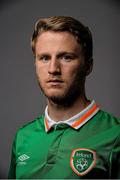 27 March 2016; Eunan O'Kane during a Republic of Ireland Portrait Session at Castleknock Hotel in Dublin. Photo by David Maher/Sportsfile