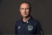 27 March 2016; Martin O'Neill during a Republic of Ireland Portrait Session at Castleknock Hotel in Dublin. Photo by David Maher/Sportsfile
