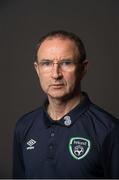 27 March 2016; Martin O'Neill during a Republic of Ireland Portrait Session at Castleknock Hotel in Dublin. Photo by David Maher/Sportsfile