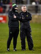 25 January 2020; Donegal strength and conditioning coach Paul Fisher and selector Stephen Rochford before the Allianz Football League Division 1 Round 1 match between Donegal and Mayo at MacCumhaill Park in Ballybofey, Donegal. Photo by Oliver McVeigh/Sportsfile