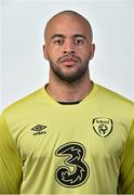 27 March 2016; Darren Randolph during a Republic of Ireland Portrait Session at Castleknock Hotel in Dublin. Photo by David Maher/Sportsfile