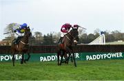 2 February 2020; Delta Work, with Jack Kennedy up, on their way to winning the Paddy Power Irish Gold Cup on Day Two of the Dublin Racing Festival at Leopardstown Racecourse in Dublin. Photo by Harry Murphy/Sportsfile