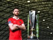5 February 2020; Shelbourne's Ciaran Kilduff at the launch of the 2020 SSE Airtricity League season at the Sport Ireland National Indoor Arena in Dublin. Photo by Harry Murphy/Sportsfile
