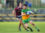 9 February 2020; Ryan McHugh of Donegal in action against Robert Finnerty of Galway during the Allianz Football League Division 1 Round 3 match between Donegal and Galway at O'Donnell Park in Letterkenny, Donegal. Photo by Oliver McVeigh/Sportsfile
