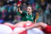9 February 2020; Michelle Claffey of Ireland during the Women's Six Nations Rugby Championship match between Ireland and Wales at Energia Park in Dublin. Photo by Ramsey Cardy/Sportsfile