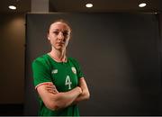 28 February 2018; Louise Quinn during a Republic of Ireland women's portrait session at Fota Island in Cork. Photo by Stephen McCarthy/Sportsfile