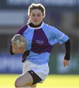 20 February 2020; Naoise O'Reilly of South East Area during the Leinster Rugby U18s Girls Area Blitz at Energia Park in Dublin. Photo by Matt Browne/Sportsfile