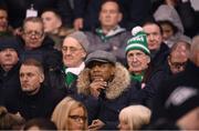 21 February 2020; QPR Director of Football Les Ferdinand watches on during the SSE Airtricity League Premier Division match between Shamrock Rovers and Cork City at Tallaght Stadium in Dublin. Photo by Stephen McCarthy/Sportsfile