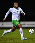 21 February 2020; Christian Lotefa of Cabinteely during the SSE Airtricity League First Division match between Cabinteely and Bray Wanderers at Stradbrook Road in Blackrock, Dublin. Photo by Seb Daly/Sportsfile