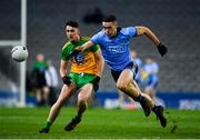 22 February 2020; Brian Fenton of Dublin in action against Michael Langan of Donegal during the Allianz Football League Division 1 Round 4 match between Dublin and Donegal at Croke Park in Dublin. Photo by Sam Barnes/Sportsfile