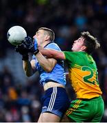 22 February 2020; John Small of Dublin in action against Peadar Mogan of Donegal during the Allianz Football League Division 1 Round 4 match between Dublin and Donegal at Croke Park in Dublin. Photo by Eóin Noonan/Sportsfile