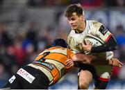 22 February 2020; Louis Ludik of Ulster is tackled by Wilmar Arnoldi of Toyota Cheetahs during the Guinness PRO14 Round 12 match between Ulster and Toyota Cheetahs at Kingspan Stadium in Belfast.  Photo by Oliver McVeigh/Sportsfile