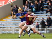 23 February 2020; Liam Varley of Westmeath  in action against Mark Kehoe of Tipperary during the Allianz Hurling League Division 1 Group A Round 4 match between Tipperary and Westmeath at Semple Stadium in Thurles, Co Tipperary. Photo by Michael P Ryan/Sportsfile