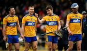 23 February 2020; Clare players Jack Browne, left, Shane O'Donnell, Tony Kelly and Diarmuid Ryan after the Allianz Hurling League Division 1 Group B Round 4 match between Kilkenny and Clare at UPMC Nowlan Park in Kilkenny. Photo by Ray McManus/Sportsfile