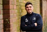 24 February 2020; Jimmy O'Brien stands for a portrait during a Leinster Rugby Press Conference at Leinster Rugby Headquarters in UCD, Dublin. Photo by Sam Barnes/Sportsfile