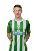 23 February 2020; Jamie Callaghan during a Bray Wanderers U17 Squad Portrait session at the Carlisle Grounds in Bray, Co. Wicklow. Photo by Harry Murphy/Sportsfile