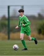 22 February 2020; Jamie Walker of Carlow JDL during the U15 SFAI Subway National Plate Final match between Mayo SL and Carlow JDL at Mullingar Athletic FC in Gainestown, Co. Westmeath. Photo by Seb Daly/Sportsfile