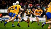 23 February 2020; Bill Sheehan of Kilkenny races through Clare players in the last seconds of the game only to shoot wide during the Allianz Hurling League Division 1 Group B Round 4 match between Kilkenny and Clare at UPMC Nowlan Park in Kilkenny. Photo by Ray McManus/Sportsfile