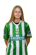 23 February 2020; Zoe Kelly during a Bray Wanderers U17 Women's Squad Portrait session at the Carlisle Grounds in Bray, Co. Wicklow. Photo by Harry Murphy/Sportsfile