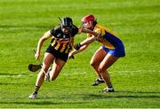 23 February 2020; Aoife Doyle of Kilkenny is tackled by Alannah Ryan of Clare during the Littlewoods Ireland Camogie League Division 1 match between Kilkenny and Clare at UPMC Nowlan Park in Kilkenny. Photo by Ray McManus/Sportsfile