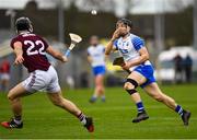 23 February 2020; Jamie Barron of Waterford in action against Sean Linnane of Galway during the Allianz Hurling League Division 1 Group A Round 4 match between Waterford and Galway at Walsh Park in Waterford. Photo by Seb Daly/Sportsfile