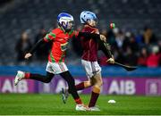 22 February 2020; Action from the cumman Na mbunscoil games at half time of the Allianz Hurling League Division 1 Group B Round 4 match between Dublin and Wexford at Croke Park in Dublin. Photo by Sam Barnes/Sportsfile