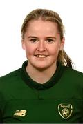 1 March 2020; Erin McLaughlin during a Republic of Ireland Women's U17 squad portrait session at Johnstown House in Enfield, Meath. Photo by Stephen McCarthy/Sportsfile