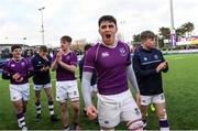 2 March 2020; Diarmuid McCormack of Clongowes Wood College following the Bank of Ireland Leinster Schools Senior Cup Semi-Final between Clongowes Wood College and St Vincent’s, Castleknock College, at Energia Park in Donnybrook, Dublin. Photo by Ramsey Cardy/Sportsfile