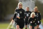 2 March 2020; Julie-Ann Russell during a Republic of Ireland Women training session at Johnstown House in Enfield, Co Meath. Photo by Seb Daly/Sportsfile