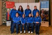 3 March 2020; Special Olympics Team Leinster set their sights on Northern Ireland. Pictured is the Kare Services team, Kildare, Deirdre Dunne, Samantha Duggan, Amy Crofton, Deborah McGovern and Craig Clarke at the launch at the Keadeen Hotel in Newbridge, Kildare. Photo by Harry Murphy/Sportsfile