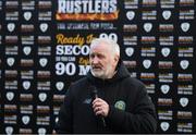 3 March 2020; CFAI Chairman Joe O'Brien following the Rustlers CFAI Cup Final match between IT Sligo and IT Carlow at Athlone Town Stadium in Athlone, Co Westmeath. Photo by Stephen McCarthy/Sportsfile