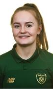 3 March 2020; Izzy Atkinson during a Republic of Ireland Women's U19 portraits session at Maldron Hotel at Dublin Airport, Dublin. Photo by Eóin Noonan/Sportsfile