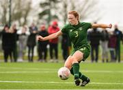 7 March 2020; Liadan Clynch of Republic of Ireland during the Women's Under-15s John Read Trophy match between Republic of Ireland and England at FAI National Training Centre in Dublin. Photo by Sam Barnes/Sportsfile