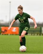 7 March 2020; Tara O’Hanlon of Republic of Ireland during the Women's Under-15s John Read Trophy match between Republic of Ireland and England at FAI National Training Centre in Dublin. Photo by Sam Barnes/Sportsfile