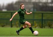 7 March 2020; Liadan Clynch of Republic of Ireland during the Women's Under-15s John Read Trophy match between Republic of Ireland and England at FAI National Training Centre in Dublin. Photo by Sam Barnes/Sportsfile