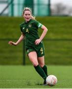 7 March 2020; Jessie Stapleton of Republic of Ireland during the Women's Under-15s John Read Trophy match between Republic of Ireland and England at FAI National Training Centre in Dublin. Photo by Sam Barnes/Sportsfile