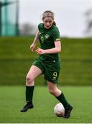 7 March 2020; Katie Law of Republic of Ireland during the Women's Under-15s John Read Trophy match between Republic of Ireland and England at FAI National Training Centre in Dublin. Photo by Sam Barnes/Sportsfile