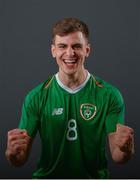 22 March 2019; Jayson Molumby during Republic of Ireland U21 Squad Portraits at Johnstown House Hotel in Enfield, Co. Meath. Photo by Sam Barnes/Sportsfile